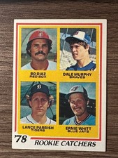 1978 Topps - Rookie Catchers Dale Murphy, Lance Parrish, Ernie Whitt #708 (RC)