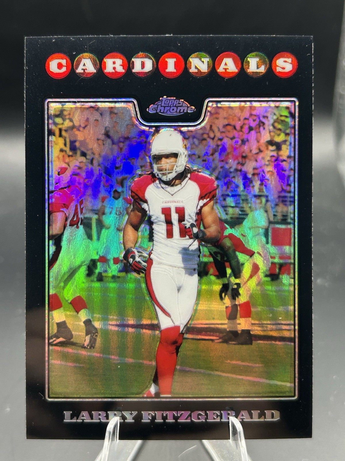 2008 Topps Chrome Larry Fitzgerald Refractor #TC86 Cardinals Arizona Cardinals