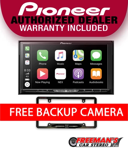 Pioneer AVH-W4500NEX + LPCAMFRAME Backup Camera Bundle