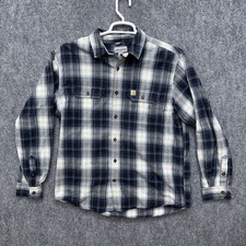 Carhartt Relaxed Fit button up long sleeve shirt Men's size L Large