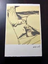 ANDY WARHOL Numbered Litho Poster 15x22,5" POP ART Querelle lgbt