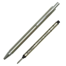 Capless Rollerball Pen, Stainless Steel (SC82185)