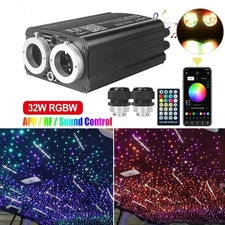 1200X Twinkle Car Home Headliner Starry Light Roof Ceiling Lights Shooting Stars