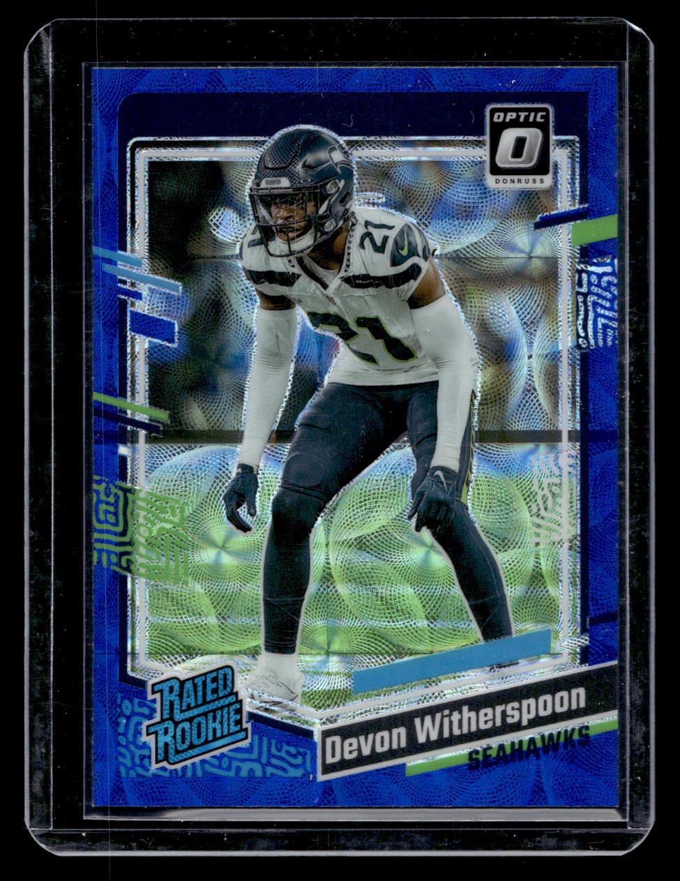 2023 Donruss Optic #292 Devon Witherspoon Blue Scope