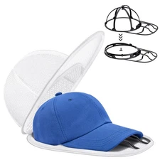 Hat Washer Cage for Baseball Caps, Collapsible Cap Washing Cage - Hat Cleaner...