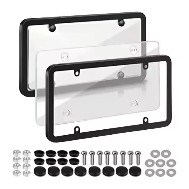 6.3'' Clear Reflective Anti Speed Red Light Toll Camera Stopper License Plate Fr
