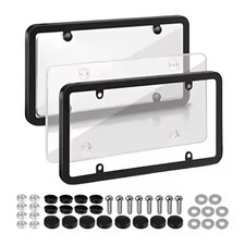 6.3 Clear Reflective License Plate Protective Film Uv Weatherproof Universal