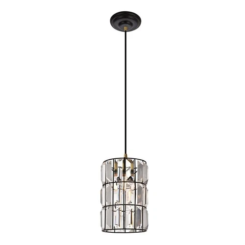 Living District Blair 1-Light Transitional Metal Pendant in Oil Rubbed Bronze - Picture 1 of 5