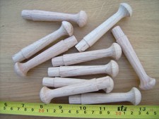 10x Hardwood, OAK shaker pegs LARGE,coat pegs, mug pegs