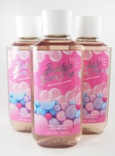 3 Bath Body Works Pink Bubblegum Pop Aloe Vitamin E Shower Gel Wash 10oz