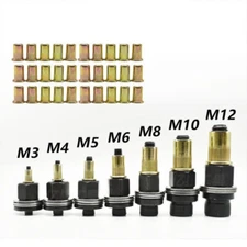 Hand Rivet Nut Gun Head Nuts Simple Installation Riveter Rivnut Tool M3-M10 Set