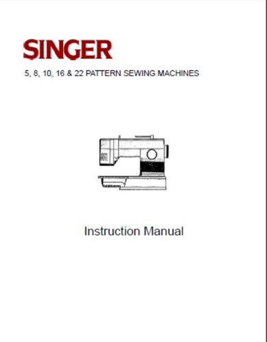 Singer 9005 9008 9010 9015 9018 9020 9022 9026 9027 manual - PDF EMAILED TO YOU