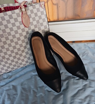 MUSSHOE Size 11  Women's Casual Toe Comfort Soft Slip On Flats Shoes
