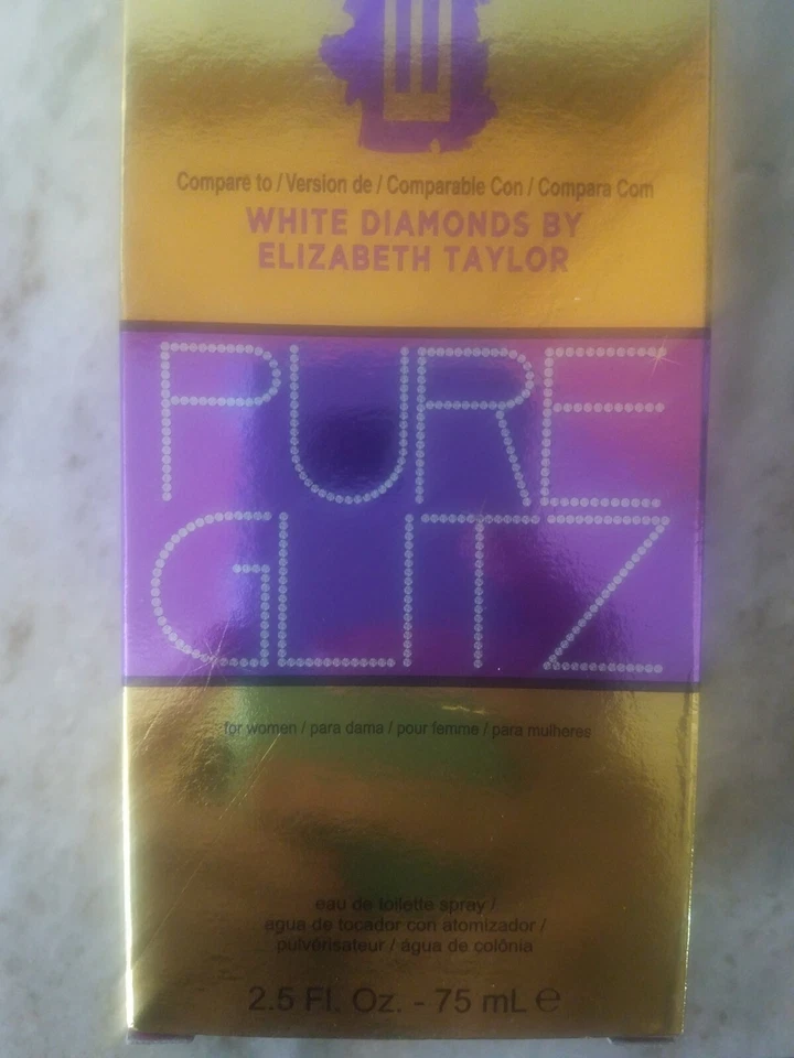 EAD Pure Glitz Perfume Spray para Mujer 2.5 OZ 75ml Eau De Toilette Nuevo-ENVÍO 24HR Foto 3 de 4