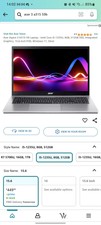 Aspire 3 A315-59 Laptop - Intel Core I5-1235u, 8gb, 512gb Ssd New