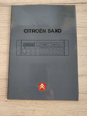 Citroen Saxo Bedienungsanleitung Audio System 2014 RDS