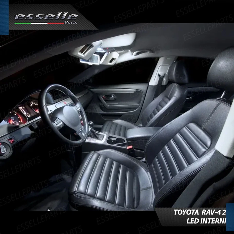 KIT LED INTERNI TOYOTA RAV-4 2 II KIT DI CONVERSIONE COMPLETA 100% NO ERROR - Immagine 2 di 3