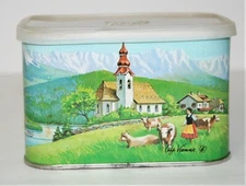 Vintage Cafe Vienna Coffee General Foods International Collector’s Tin 1975(C)*