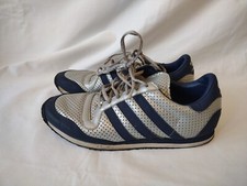 Adidas Galaxy vintage UK 8 blu/argento 661988 c2003 ottime condizioni LEGGERE DESCRIZIONE 