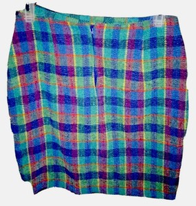 express checkered skirt