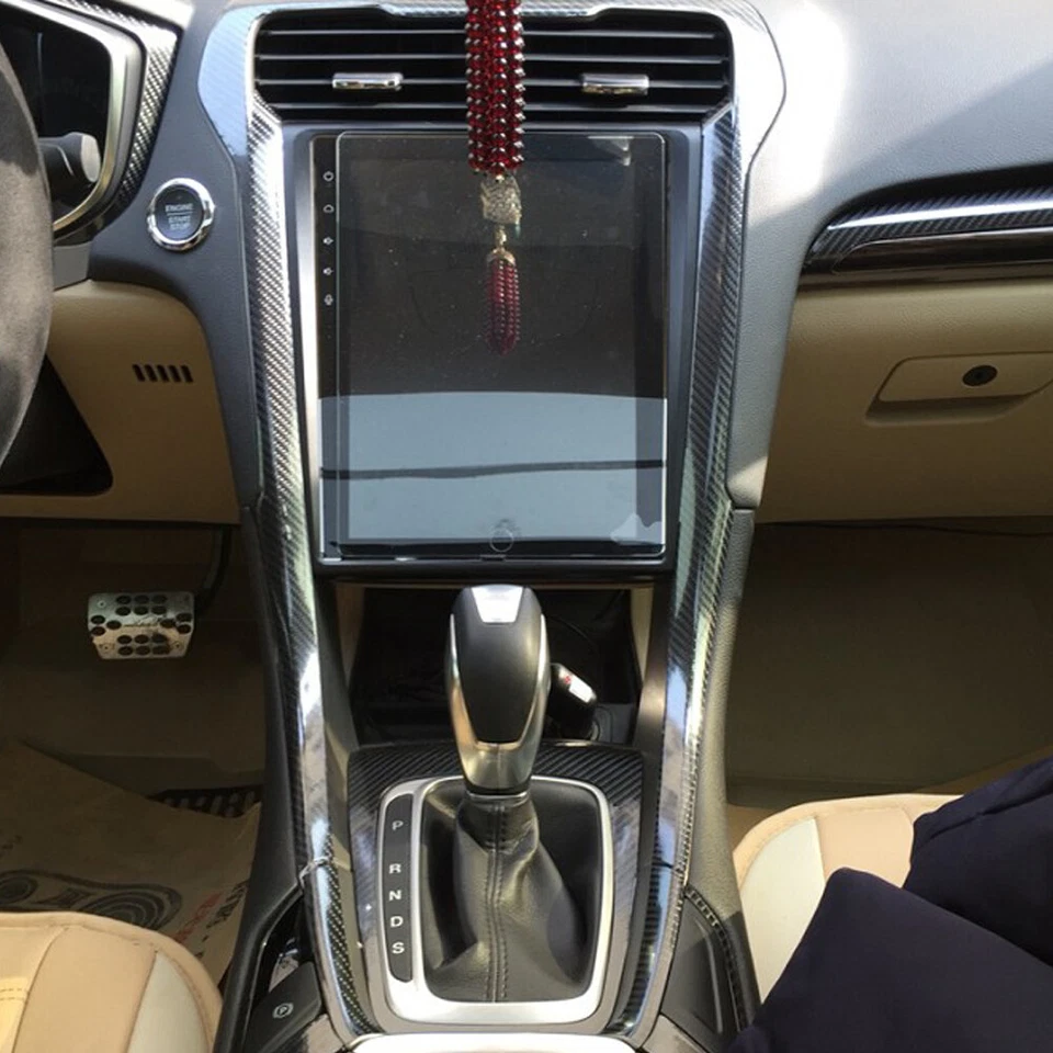 For Ford Fusion 2013-2016 5D Carbon Fiber Pattern Interior DIY Trim Decals - Imagem 3 de 4