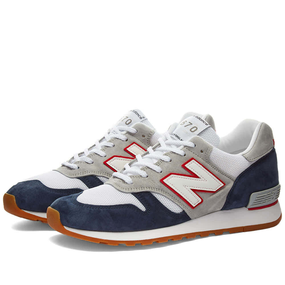 NEW BALANCE M670GNW MADE IN UK ENGLAND NAVY GREY RED WHITE 670GNW 670 UK M670 eBay