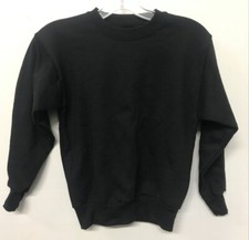 YOUTH HOODIE BOY GIRLS UNISEX ZIP UP HOODED SWEATSHIRT SOFT HOODIE A44 BLACK COL