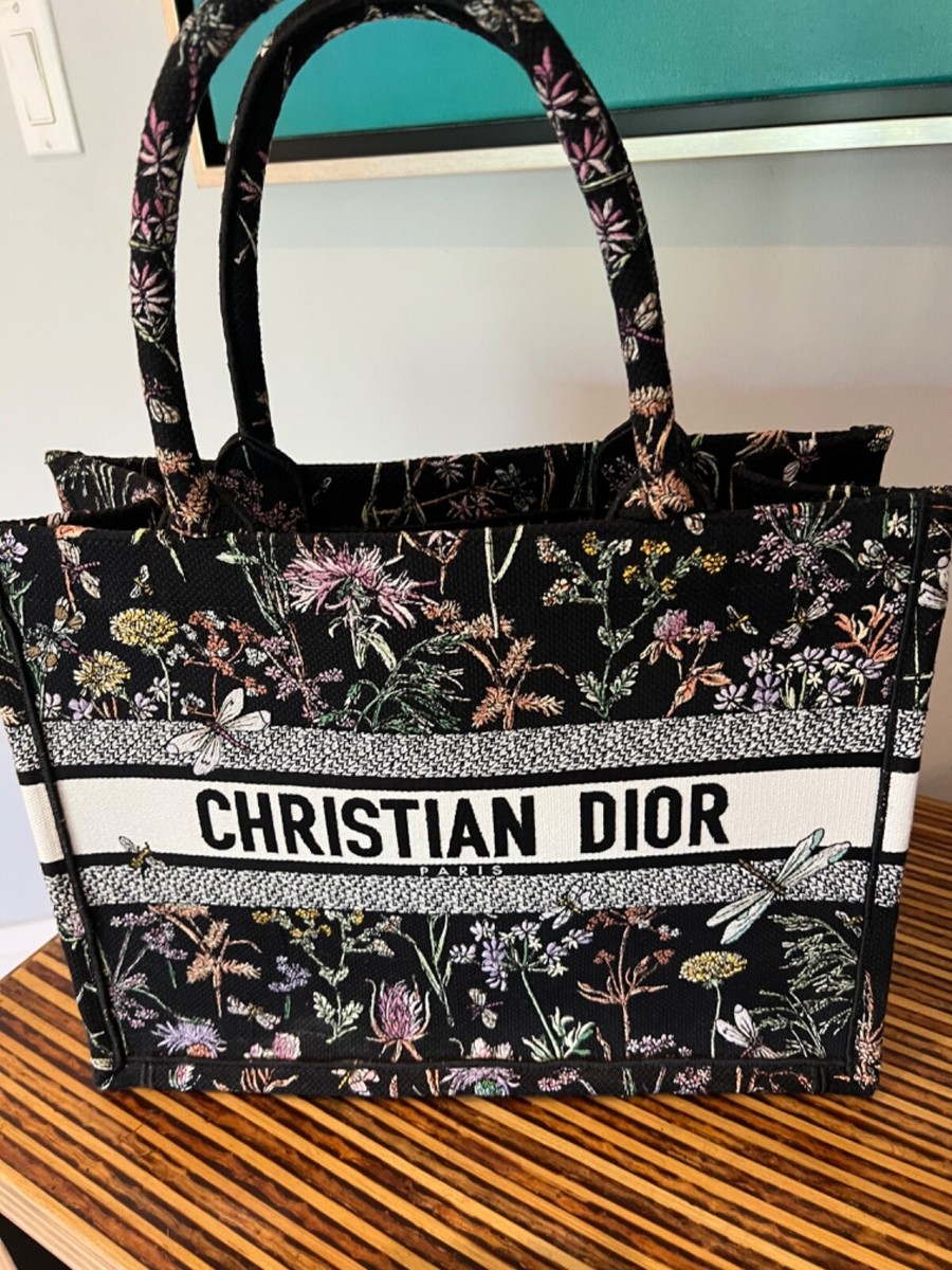 Christian Dior Medium Book Tote Limited Edition Le Petite Fleurs