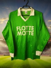 Rombo Vintage Jersey Long Sleeve Football Shirt Green Mens Size 7/8