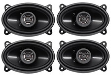 (4) Hifonics ZS46CX Zeus 4x6 Inch 800 Watt 2 Way Coaxial Car Audio Speakers