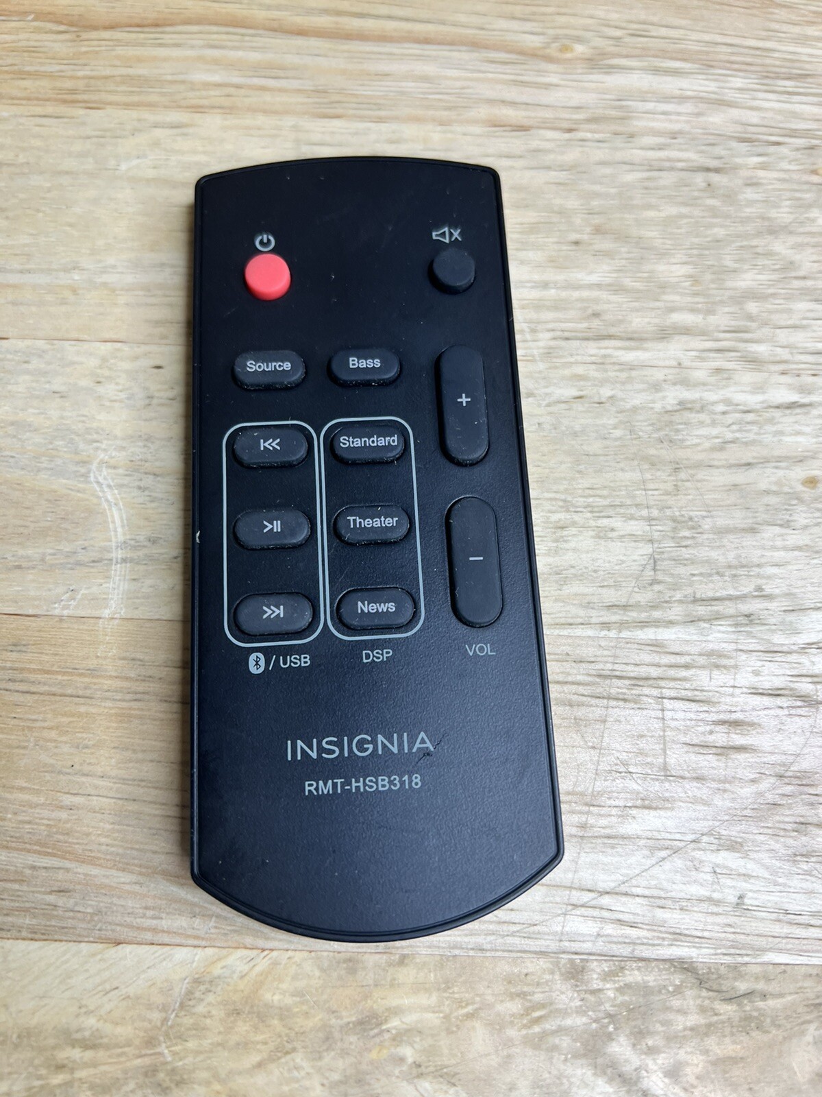 Genuine Insignia RMTHSB318 Black Remote Insignia Theater Speaker