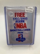 MICHAEL JORDAN ON TOP 1992-1993 Fleer Drake's Basketball Cello Pack NEW SEALED