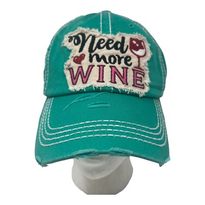 Need More Wine Distressed Cap Need More Wine main image 2
