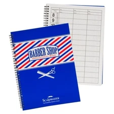Scalpmaster SC-9019 Barber Appointment Book 3-Column 200 Pages
