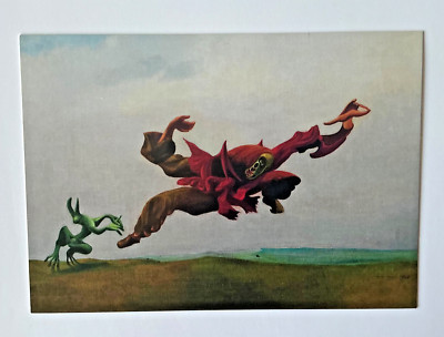 Max Ernst - Ausstellungsankündigung Kunstkarte / Minidruck