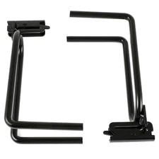 Fits Trailer Tie Down Black E-Track Steel J Hook w/ Fitting Attachments 2 Pcs