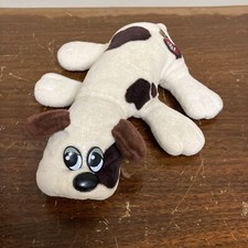Vintage Pound Puppies Puppy Dog tan 8.5"L plush by Tonka 1985