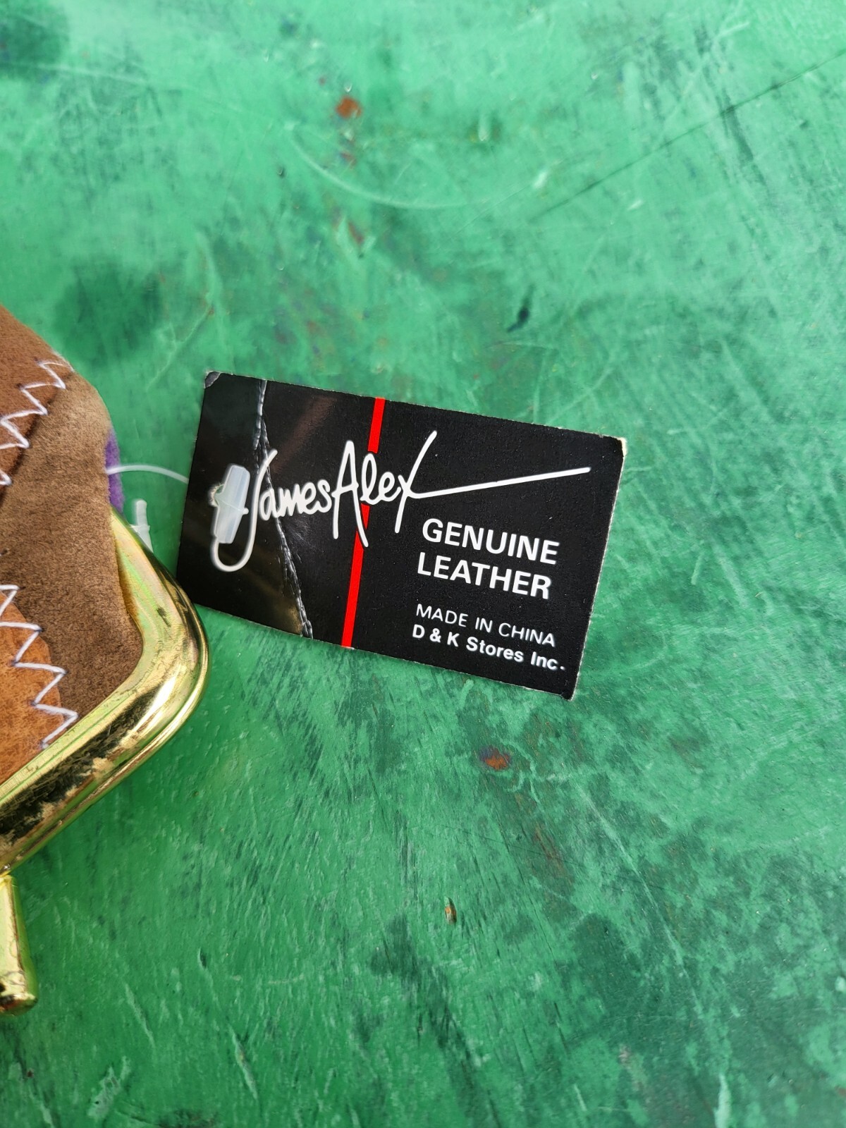 Patchwork Leather Pair Set (2) Coin Purses Kiss C… - image 6