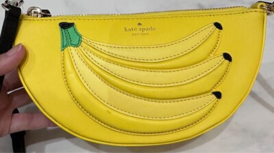 Kate Spade Banana Bag Shoulder Crossbody Bag Yellow Unused