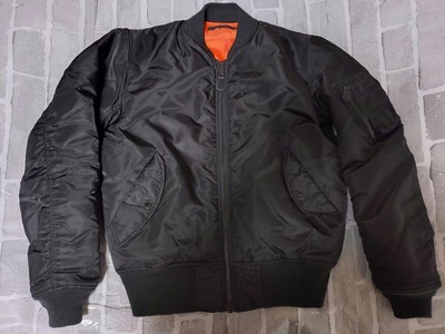 AVIREX MA-1 Black XL size | eBay