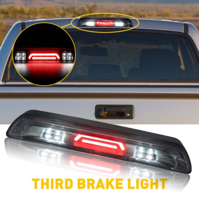 FOR 2007-2018 TOYOTA TUNDRA THIRD 3RD TAIL BRAKE LIGHT CARGO LAMP SMOKED DURABLE
