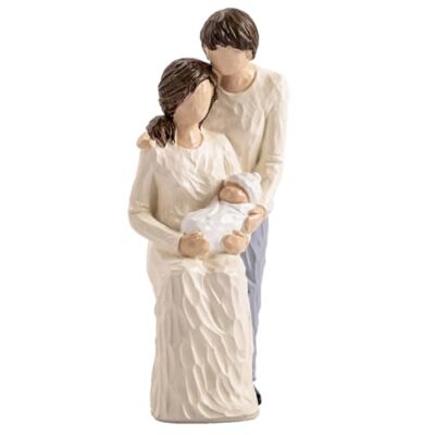 New Parents and Baby Figurines, Gifts for New Mom and Dad, Ideal