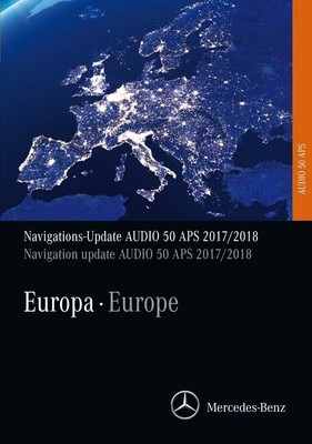 Mercedes-Benz Navigations CD Audio 50 APS Europa 2017/2018 NTG2 (Orange)
