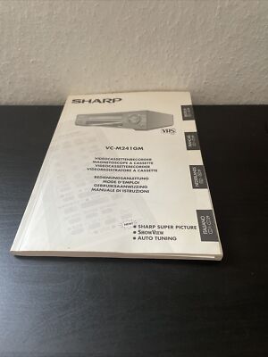 Original SHARP VC-MH671GM Bedienungsanleitung für Videorecorder22