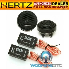 HERTZ DT 24.3 1" DIECI 80W PEI DOME TWEETERS SPEAKERS WITH CROSSOVERS CAR NEW