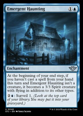 Emergent Haunting, Outlaws of Thunder Junction, Near Mint x 1 MTG