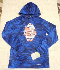 Tek Gear Performance Hoodie Big Boys L 14/16 WarmTek Blue Football New NWT