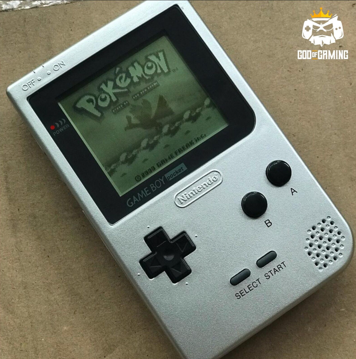 NEW GLASS SCREEN* Nintendo Game Boy Pocket GBP Silver System NEW