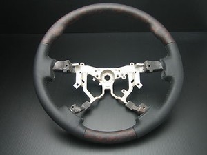 Toyota TUNDRA 2007-2013 wood genuine leather steering wheel replacement