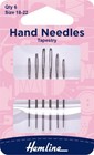HEMLINE Tapestry Hand Needles, 6 pack, size 18-22